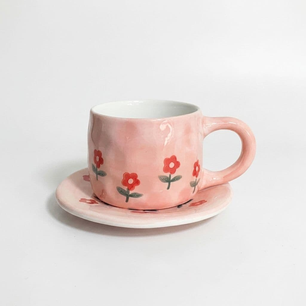 Daisy Teacup and Saucer 350 ml