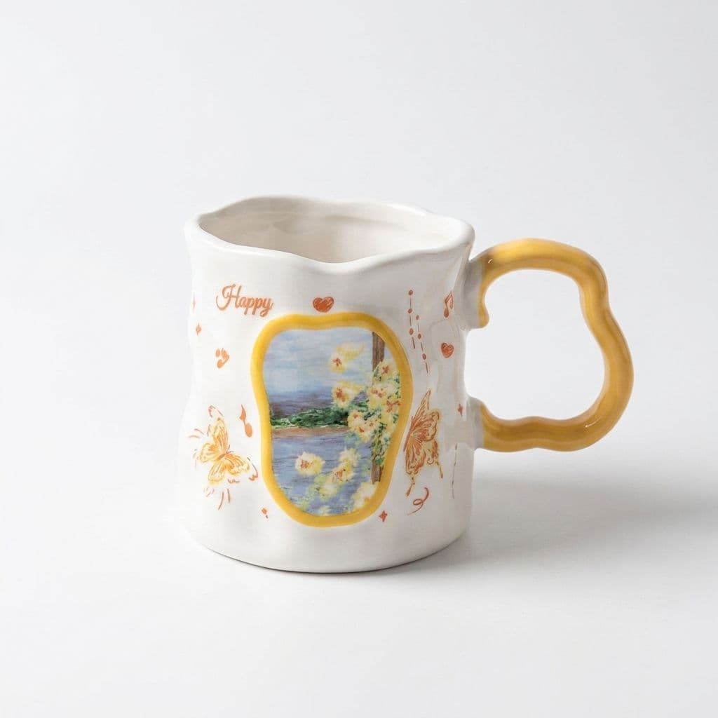 Lake View Mug 380 ml Porcelain