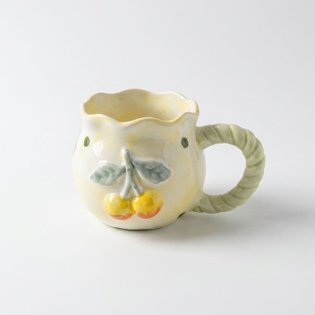 Twisted Cherry Mug and Spoon 330 ml