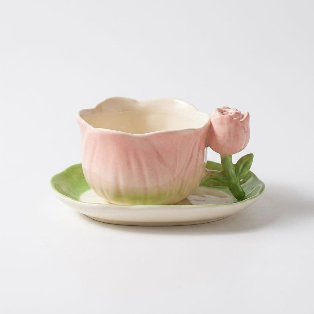 Spring Flora Teacup and Saucer 300 ml