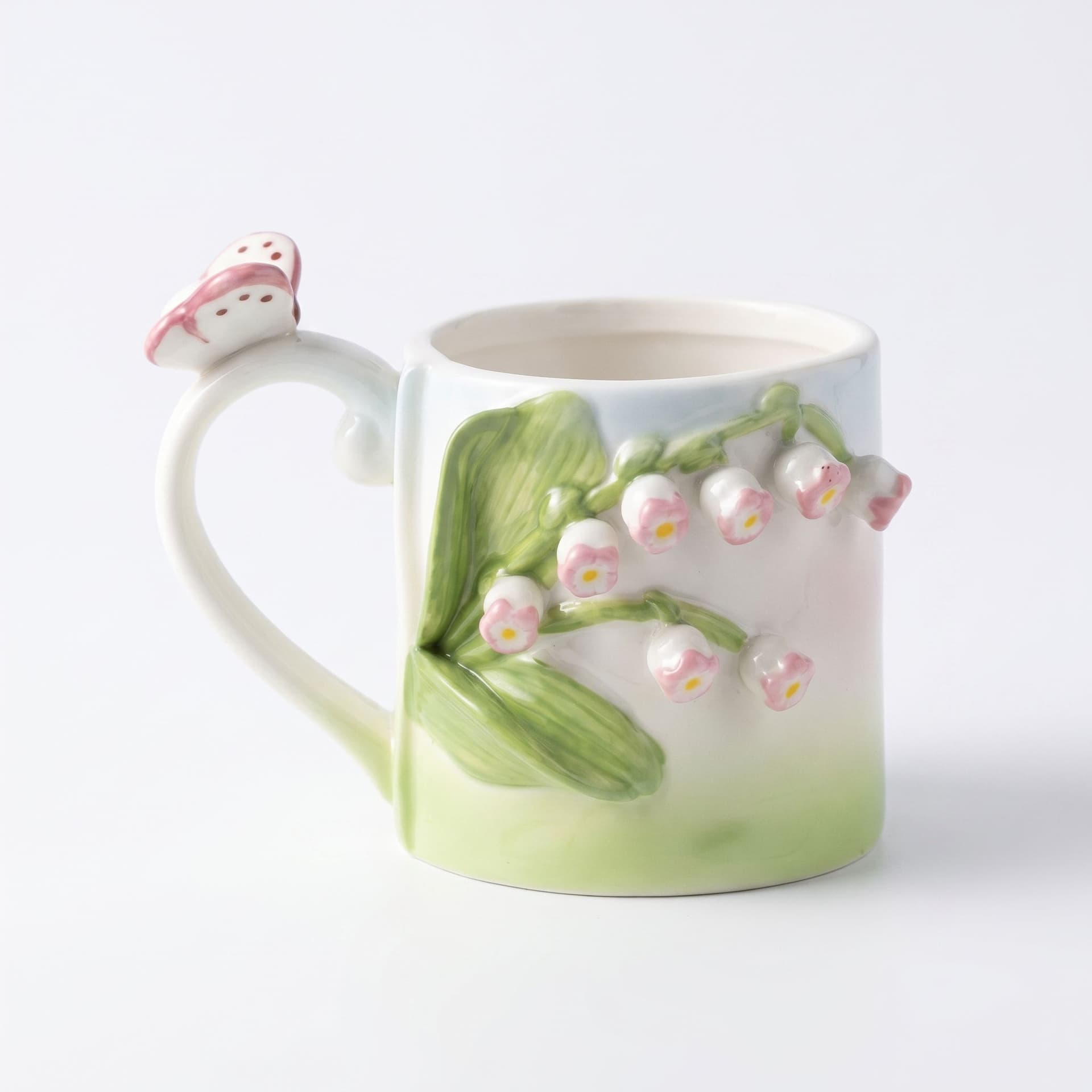 Butterfly Lily of the Valley Mug 350 ml Porcelain