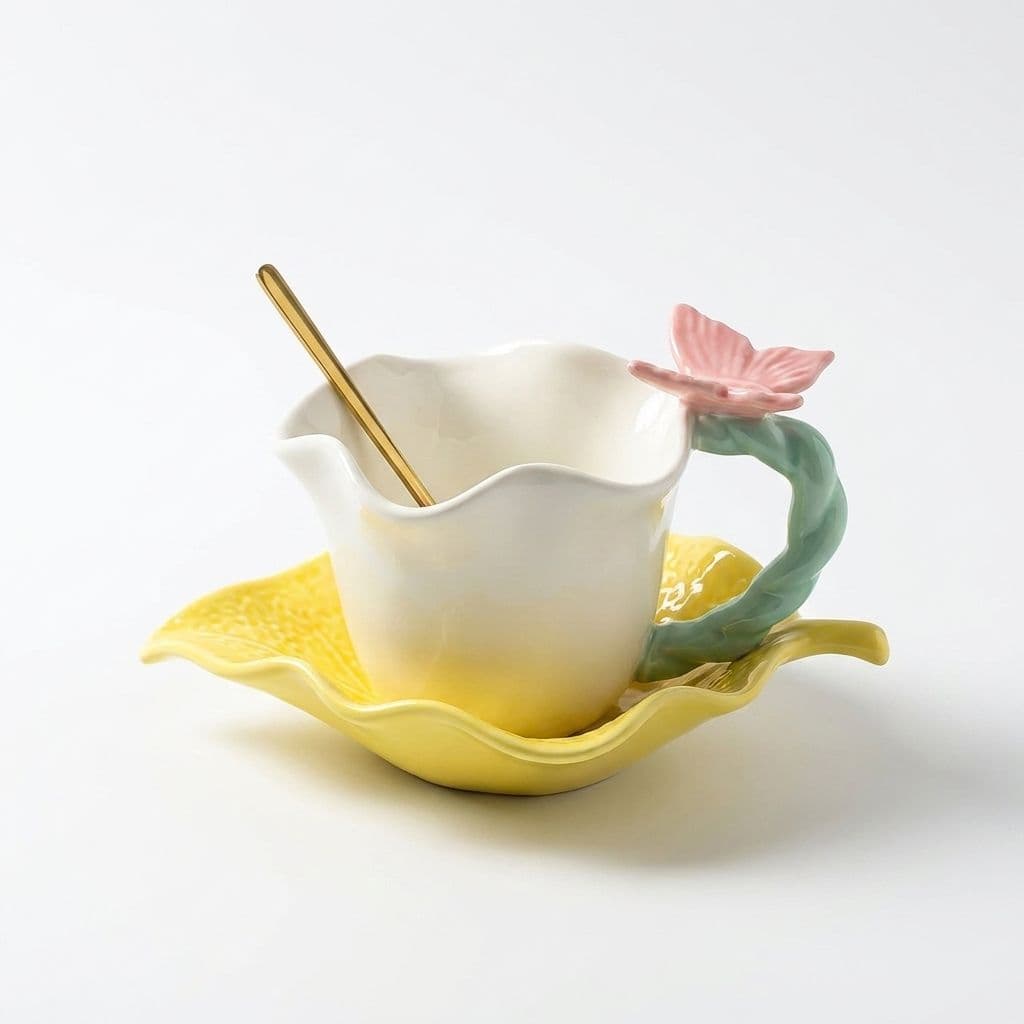 Butterfly Vine Teacup and Saucer 280 ml